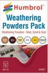 HUMBROL WEATHERING POWDERS X 6