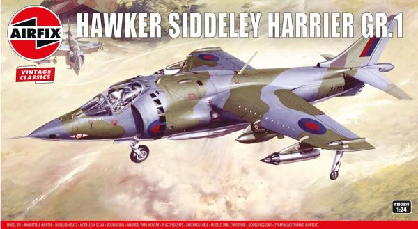 AIRFIX 1/24 HAWKER HARRIER GR1 disc