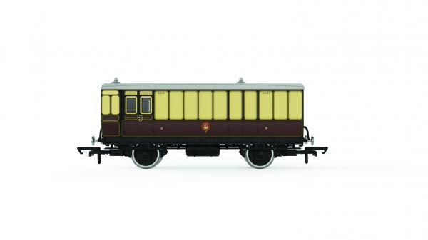 HORNBY GWR 4 WHL COACH BRK ERA 2/3