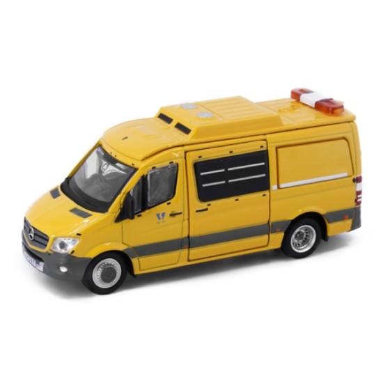 TINY 1/76 MERCEDES SPRINTER WSD YEL.