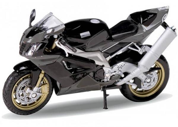 WELLY 1/18 APRILIA RSV 1000R BLACK