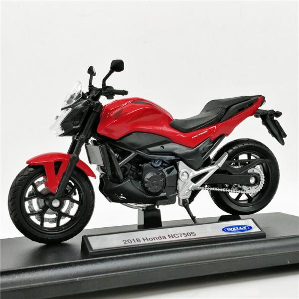 WELLY 1/18 HONDA NC750S RED/BLACK