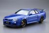 AOSHIMA 1/24 NISSAN BNR34 SKYLINE GT-R