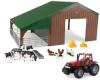 BRITAINS 1/32 CASE + FARM BUILDING SET