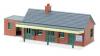 PECO N GAUGE COUNTRY STATION KIT BRICK