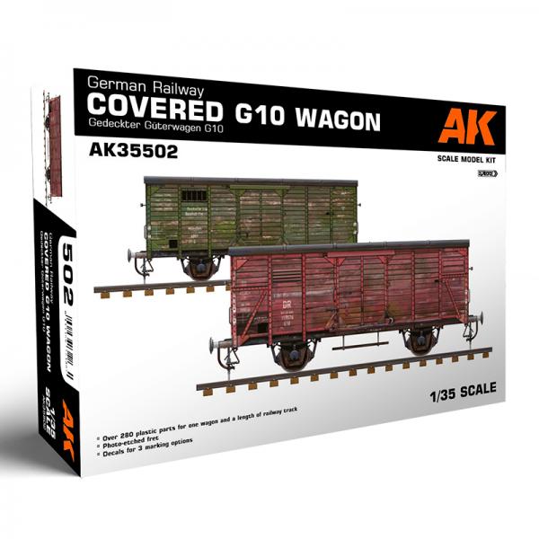 AK GERMAN RAILWAY COVERED G10 1/35