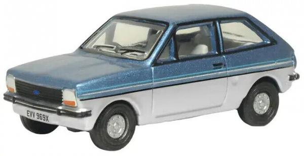 OXFORD FORD FIESTA BLUE/SILVER 1/76