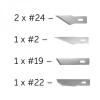 MODELCRAFT 5 ASSTD BLADES FOR #2