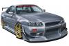 AOSHIMA 1/24 NISSAN BNR34 SKYLINE GT-R