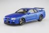 AOSHIMA 1/24 NISSAN SKYLINE BNR34 '00