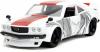 JADA 1/24 MAZDA RX-3 WHT/RED W/FIGURE