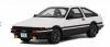 OTTO 1/18 TOYOTA AE86 TRUENO WHITE