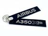 AIRBUS A350XWB BLACK LARGE KEYRING