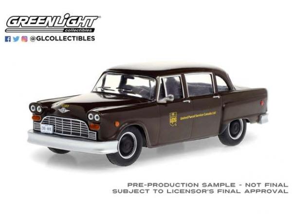 GREENLIGHT 1/43 \'75 CHECKER CAB