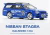 POP RACE 1/64 NISSAN STAGEA CALSONIC