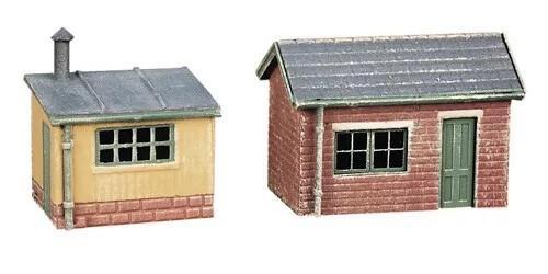 RATIO N LINESIDE HUTS 1 BRICK 1 WOOD