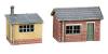 RATIO N LINESIDE HUTS 1 BRICK 1 WOOD