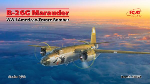 ICM 1/48 B-26G MARAUDER WWII AMER/FRA