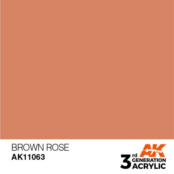 AK 3RD GEN. BROWN ROSE PAINT 17ML