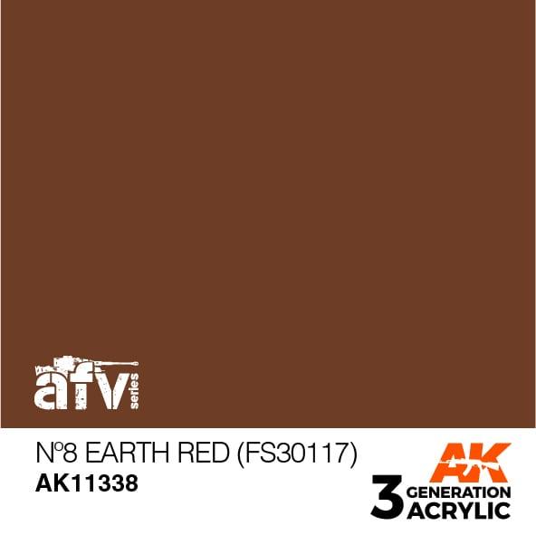 AK 3RD GEN #8 EARTH RED (FS30257)